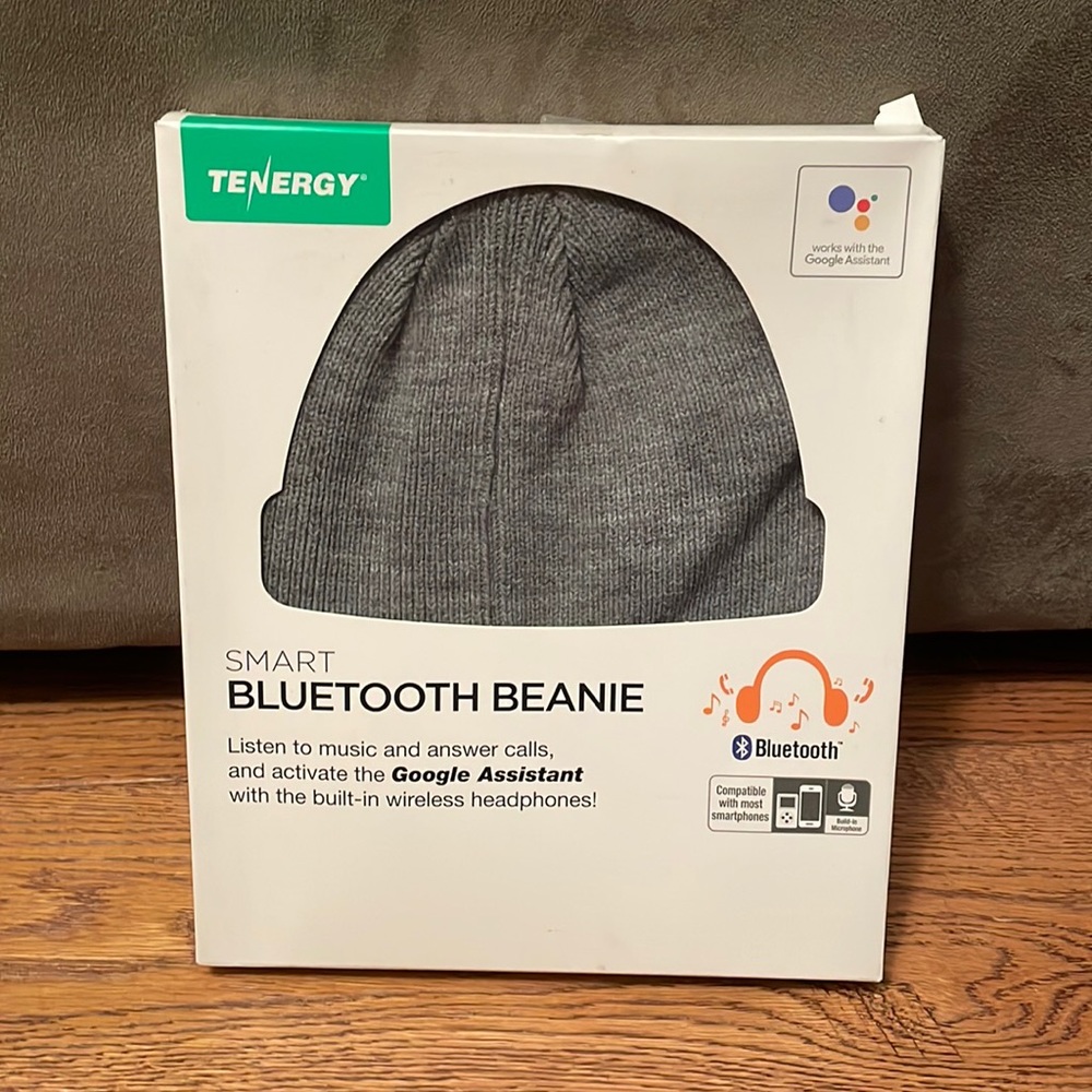 Tenergy Bluetooth Beanie Wireless Smart Headset Headphone Speaker Mic